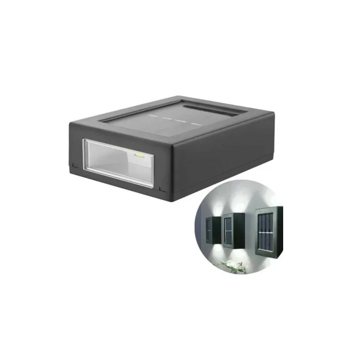 Solar Lamba Dekoratif Aplik Su Geçirmez Led Işıklı Duvar Lambası