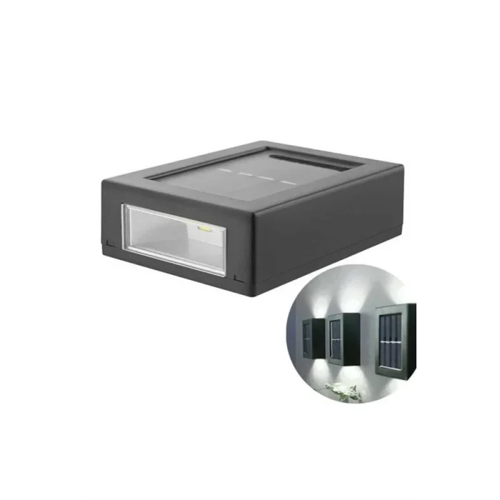Solar Lamba Dekoratif Aplik Su Geçirmez Led Işıklı Duvar Lambası