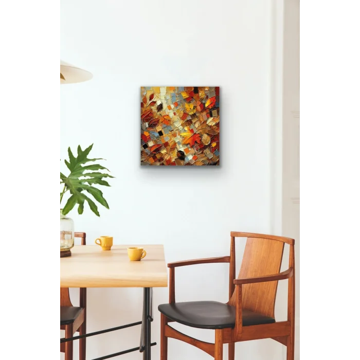 Sonbahar Mevsimi Kanvas Tablo 60x60cm