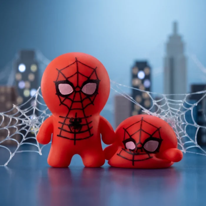 Spider-Man Tasarımlı Squishy - 12li Paket - Yumuşak Oyuncak