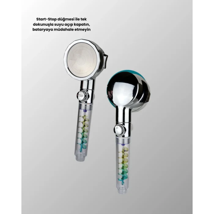 Start Stop Kontrollü El Duşu – Basınçlı, Su Tasarruflu, Sağanak Yağmur Deneyimi