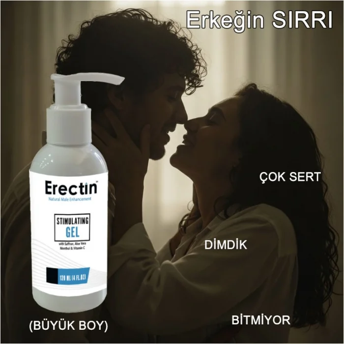 Stimul Erectin 120 ml Jel: 2 Adet Ereksiyonunuzun Gücünü Destekleyin