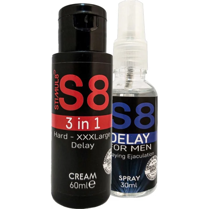 Stımul8 (S8) 3x Etkişekillenme Kremi + 30 ml Delaysprey