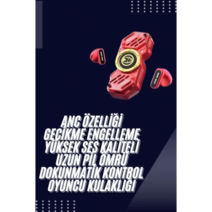 Stres Çarklı Oyuncu Kulaklığı Güçlü Bass Gamer Bluetooth Kulaklık Kablosuz