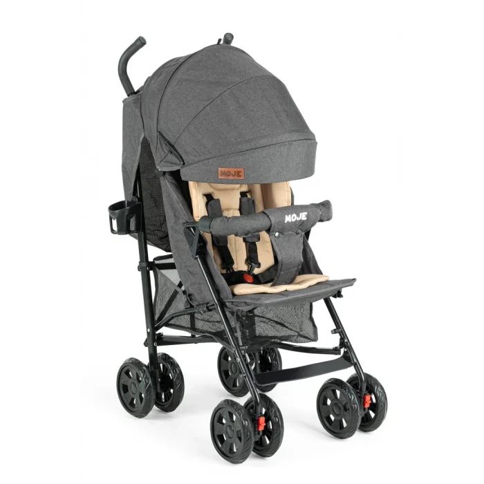 Strong Baston Bebek Arabası Antrasit Siyah