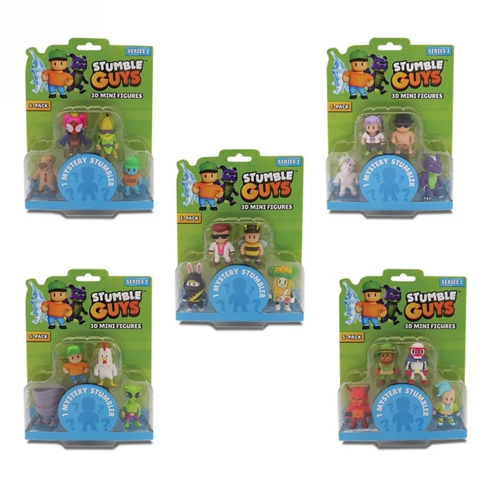 Stumble Guys 5li Mini Figür - GIO-TUY14000 - 1 Kutu Fiyatıdır