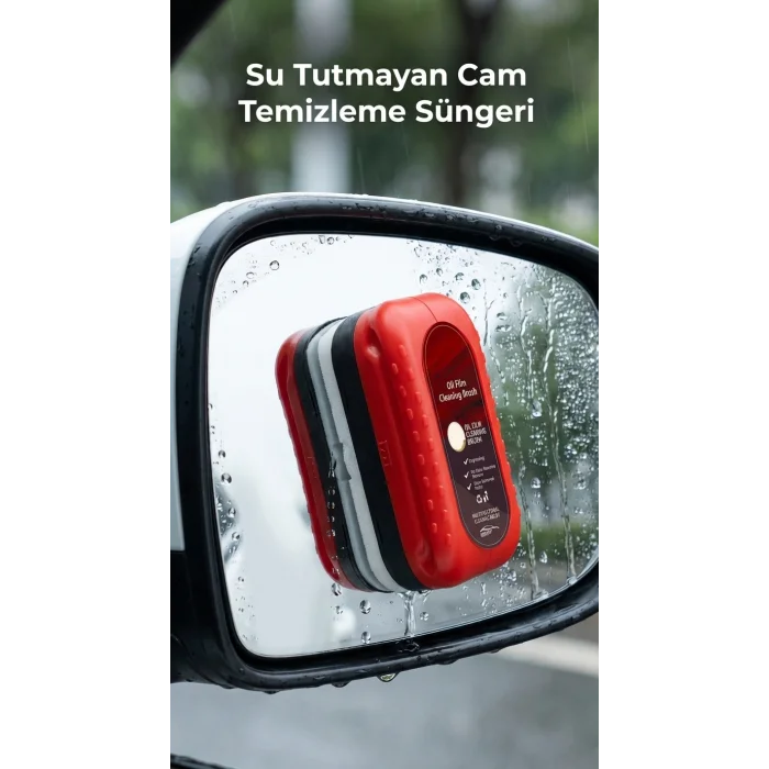 Su Bırakmayan Pratik Araç Camı Temizleme Süngeri