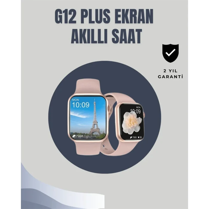 Su Geçirmez Akıllı Saat – 300 mAh Batarya, Sesli Arama, Uyku & Adım Takibi