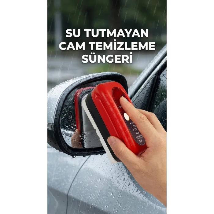 Su Tutmayan Araç Camı Temizleme Süngeri 2li Paket