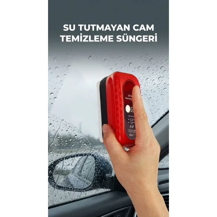 Su Tutmayan Araç Camı Temizleme Süngeri - Güvenli ve Kolay Kullanım
