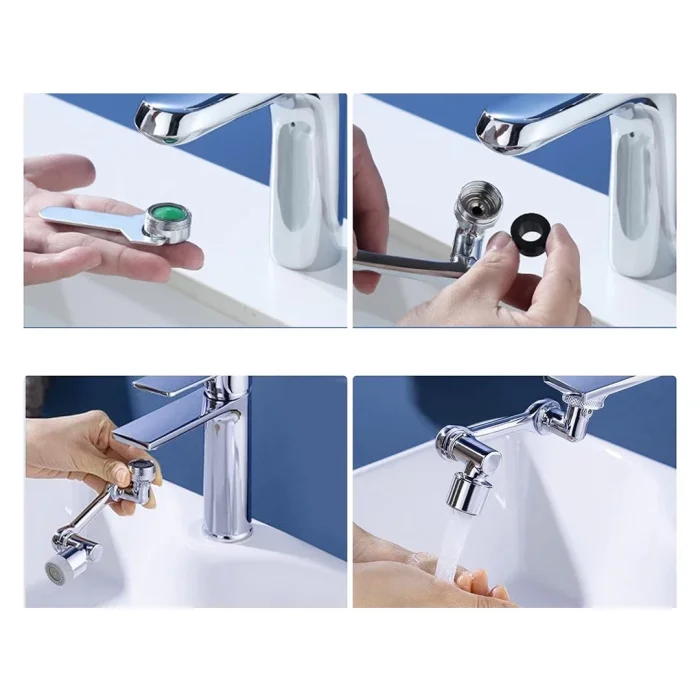 Sunup Sn-20341 1080 Derece Dönebilen Musluk-duş Başlığı