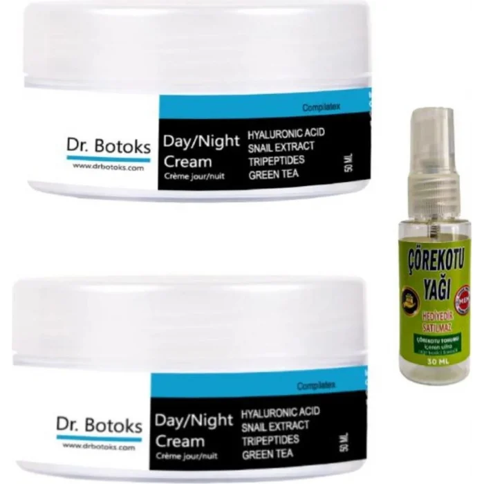 Süper Dr Botoks Yüz Bakım Kremi 50 ml x 2 Adet+Çörek Otu 30 ml