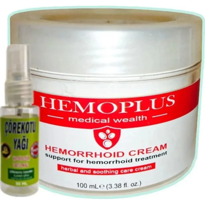 Süper Hemoplus Krem 100 ml + Çörek Otu Yağı 30 ml