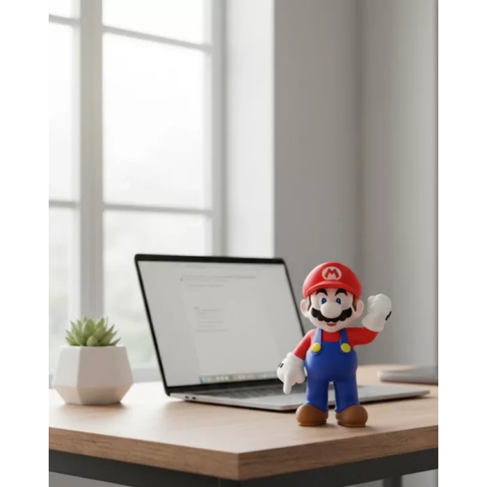 Süper Mario Dekor Figür Şık ve Eğlenceli Oyun Temalı Biblo