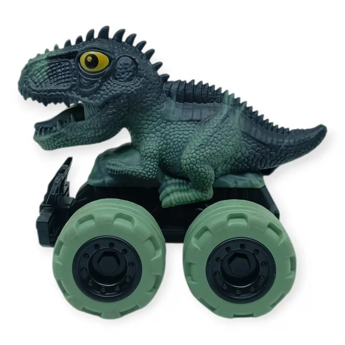 Sürtmeli Dinazor Arabalar  cm - H-20 - Stegosaurus - Yeşil - 1 ADET