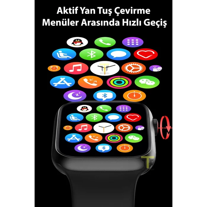 T700s Akıllı Saat Ios&android Destekli Arama Özellikli Sensörlü Smart Watch
