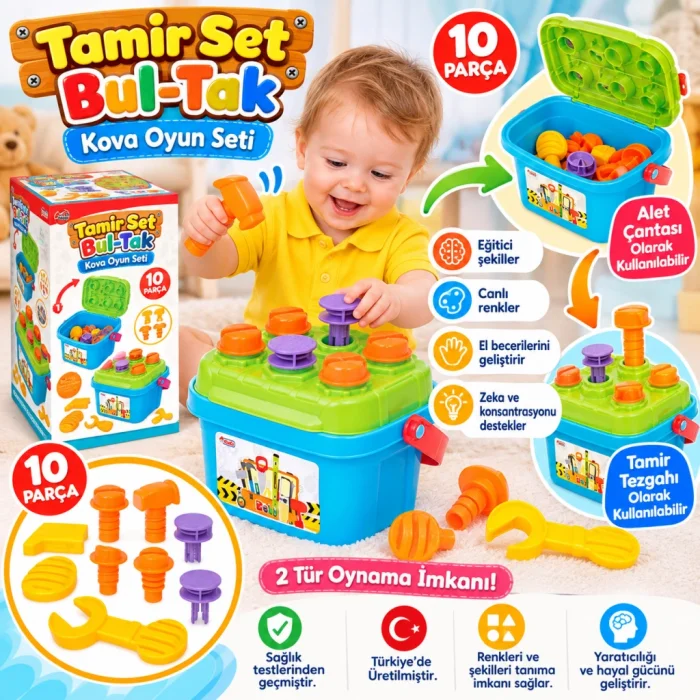 Tamir Set Bul-Tak Kova Oyun Seti