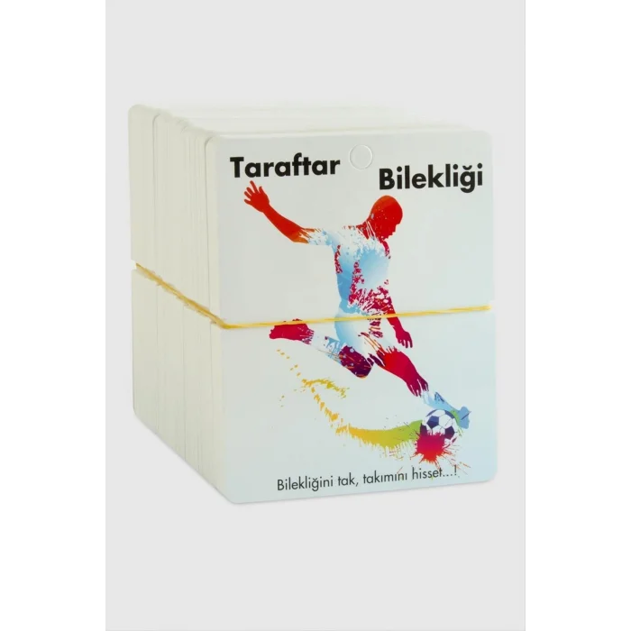 Taraftar Bileklik Kartı - Beyaz