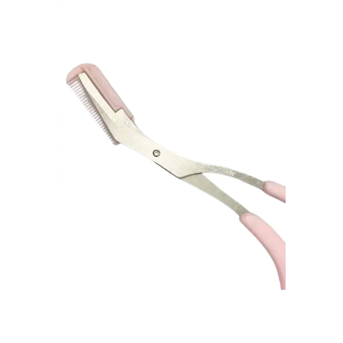 Taraklı Kaş Bıyık Makası Ve Kaş Ustura Seti Kaş Bıyık Tüy Alma Epilasyon Aleti 2li Set