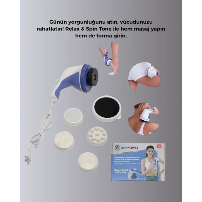 Taşınabilir Elektrikli Masaj Cihazı – Selülit ve Yağ Karşıtı