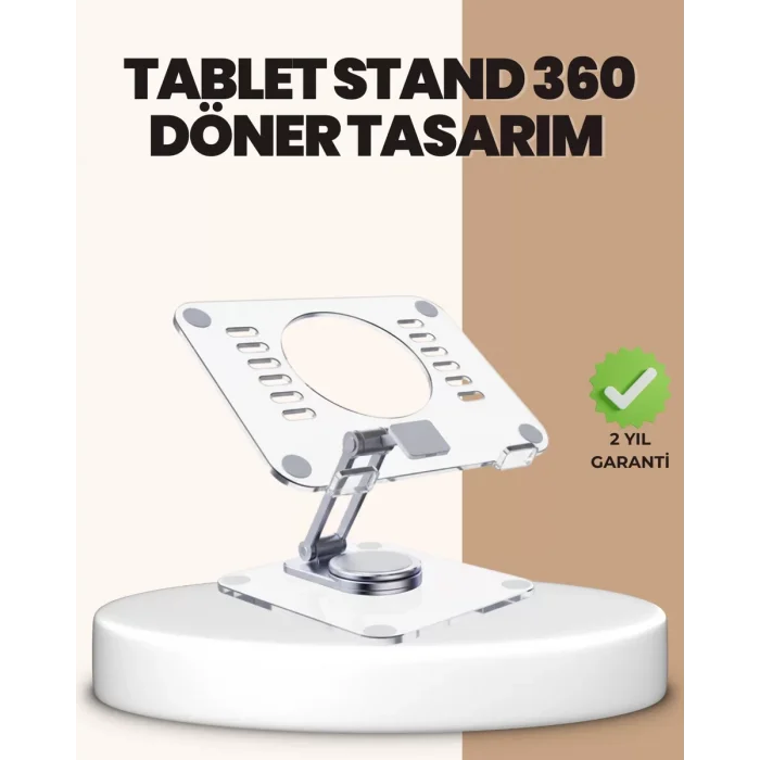 Taşınabilir Katlanır Tablet Braketi Masaüstü Stand