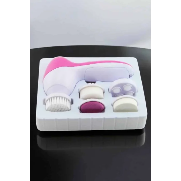 Taşınabilir Yüz Temizleme Cihazı Masaj Peeling Temizlik 5 Başlıklı