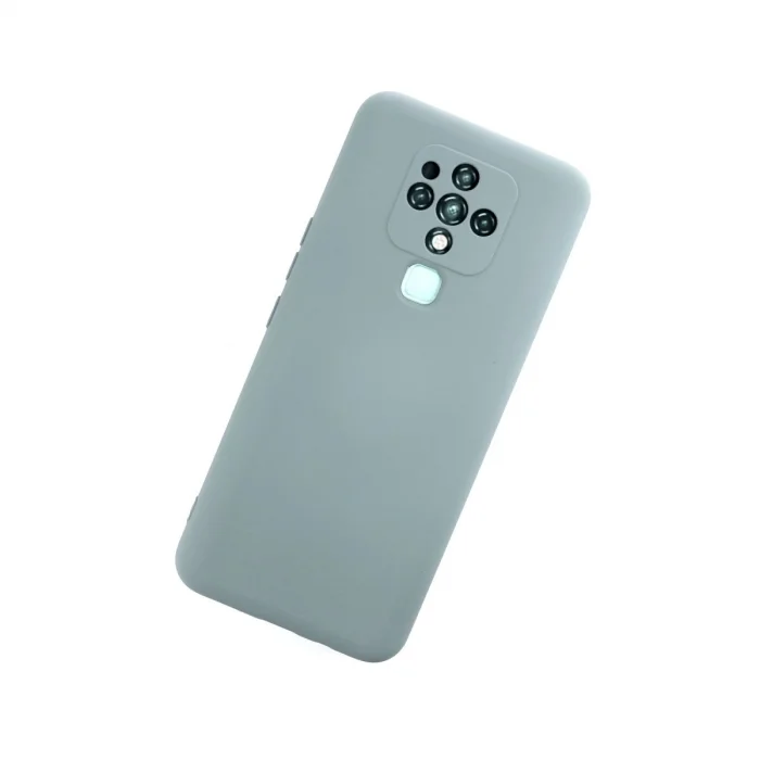 Tecno Camon 16 Kılıf Nano İçi Kadife Silikon - Buz Mavisi