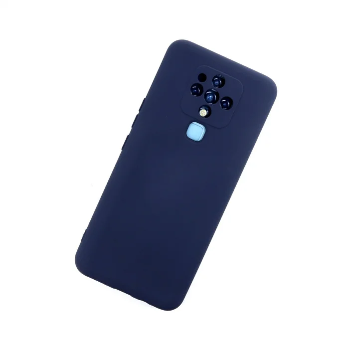 Tecno Camon 16 Kılıf Nano İçi Kadife Silikon - Lacivert