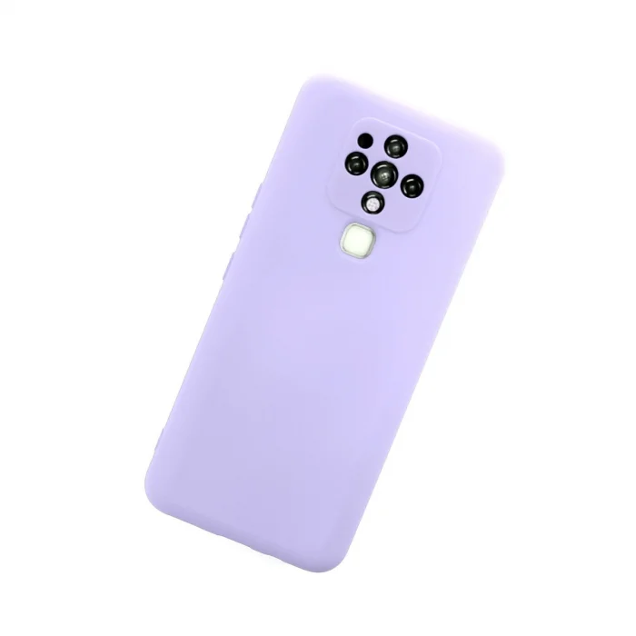 Tecno Camon 16 Kılıf Nano İçi Kadife Silikon - Lila