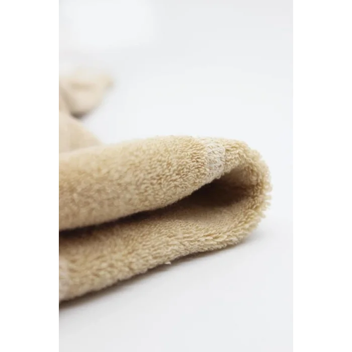 Tekli Kaymaz Mix Havlu Külotlu Çorap 50501 Bej