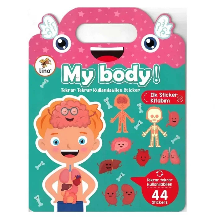 Tekrar Kullanılabilen İlk Sticker Kitabım My Body