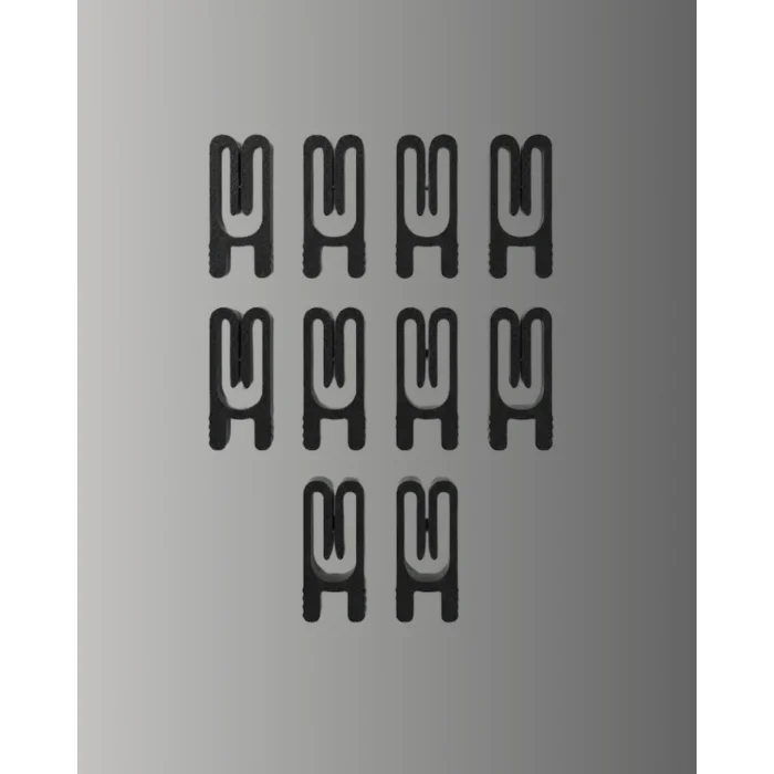 Tekrar Kullanılabilir Poşet Mandalı Siyah 10 Adet