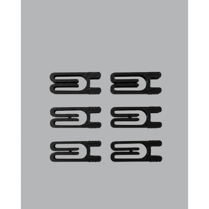 Tekrar Kullanılabilir Poşet Mandalı Siyah 6’lı Set