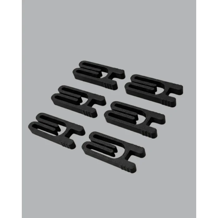 Tekrar Kullanılabilir Poşet Mandalı Siyah 6’lı Set