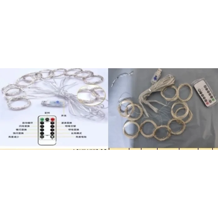 Tel Perde Led 3*3m 300 Led Gün Işığı