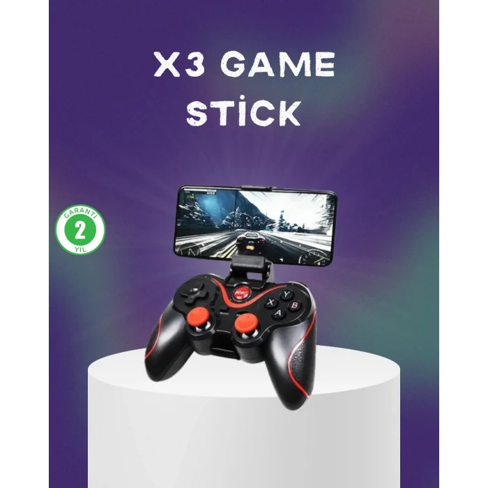 Telefon, Tablet ve PC İçin Çok Fonksiyonlu Bluetooth Gamepad