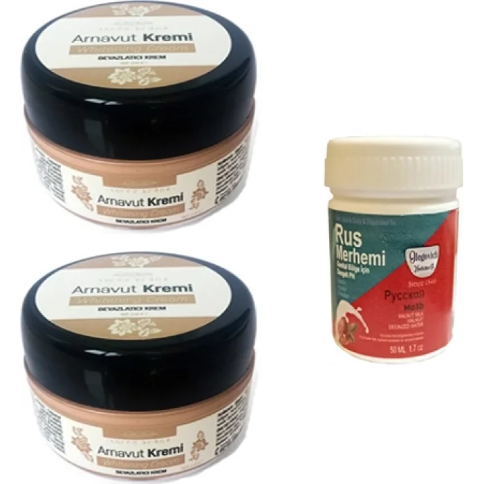 Three Brand Arnavut Kremi 2 Adet + Rus Merhemi 50 ml 1 Adet
