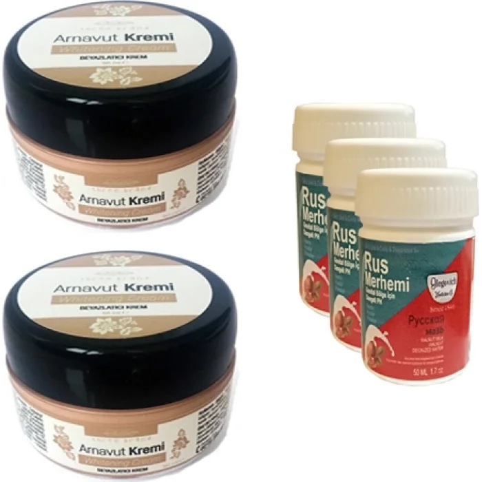 Three Brand Arnavut Kremi 2 Adet + Rus Merhemi 50 ml 3 Adet