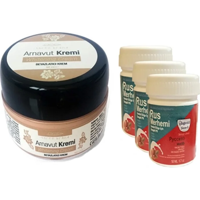Three Brand Arnavut Kremi1 Adet + Rus Merhemi 50 ml 3 Adet