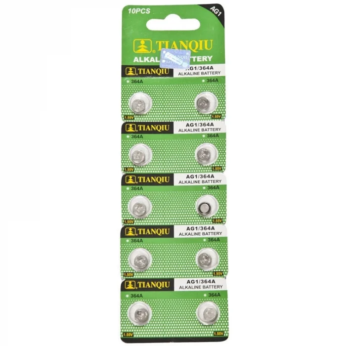 TıanQıu Ag1 Lr621/364 Alkalin 10lu Düğme Pil