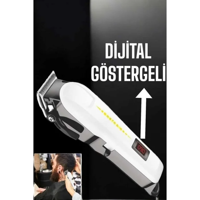 Tıraş Makinesi Uzun Ömürlü Batarya, Keskin Bıçaklar ve Profesyonel