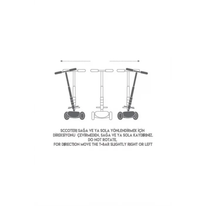 Torutoys Maxi Twist Işıklı Scooter Pembe