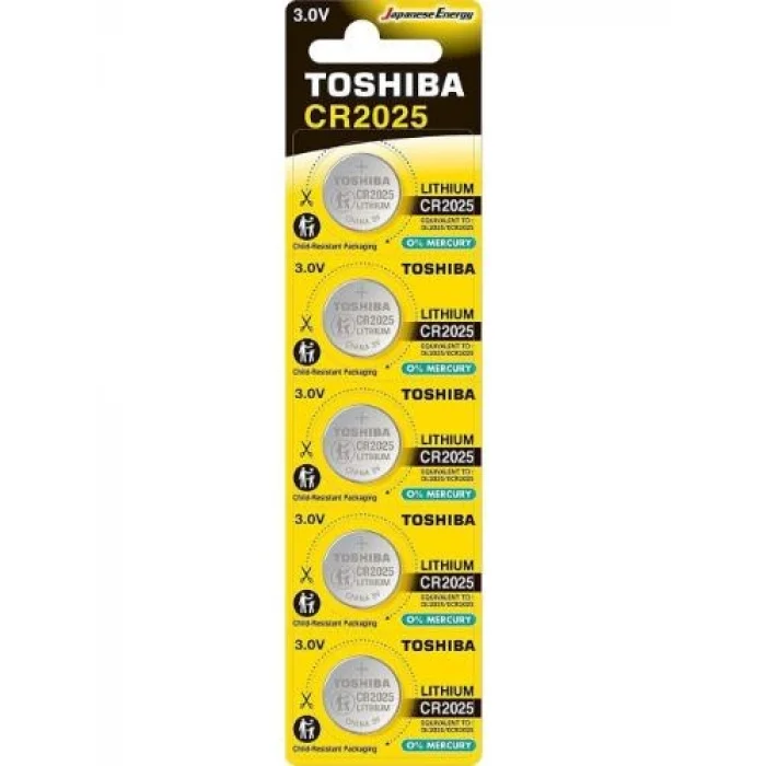 TOSHİBA CR 2025 Lithium Bios Pili 5 Lİ