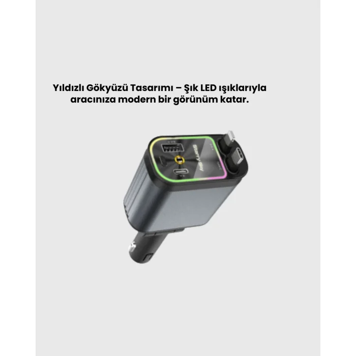 Toyota, Honda, Nissan, Hyundai Araçlar için Çoklu Port Araç Şarj Cihazı