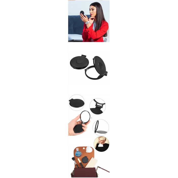 Turk Katlanabilir Mini Çanta Aynası 2 li SET