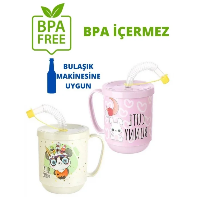 Turk Pipetli Bardak 2 li Momma Design
