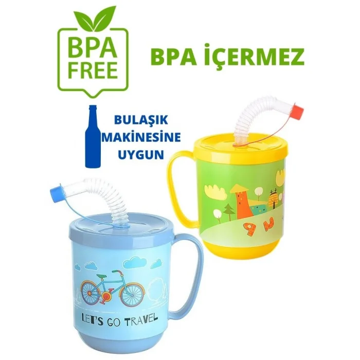 Turk Pipetli Bardak 2 li Momma Design