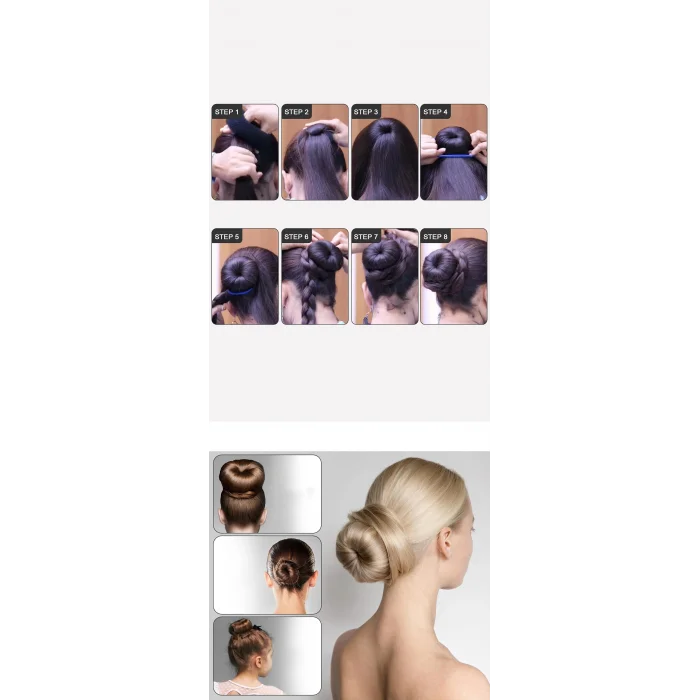 Turk Saç Topuz Süngeri SARI 10 METRE Forero Design