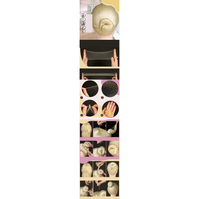 Turk SARI Saç Filesi Görünmez 12 ADET