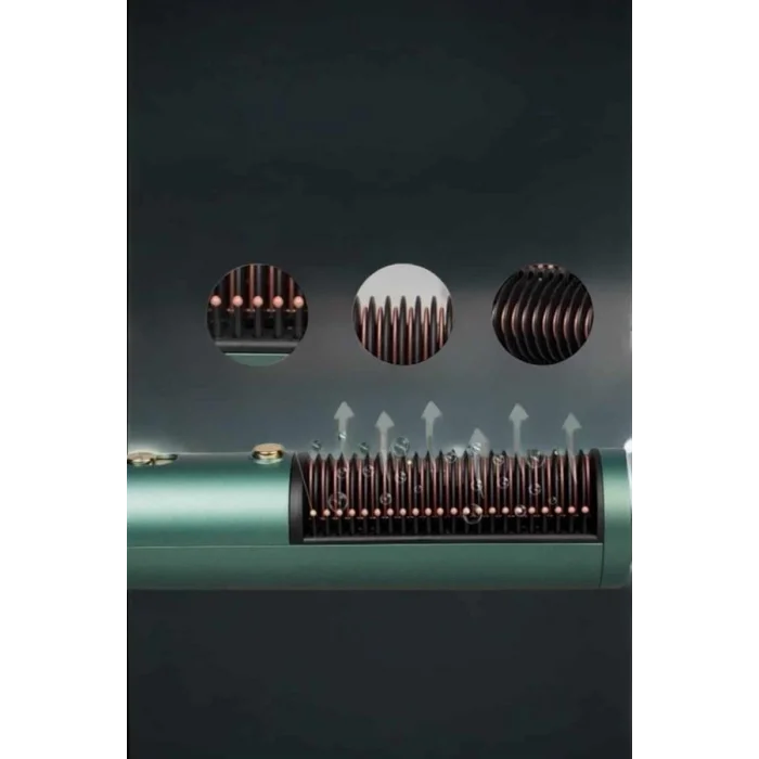 Üflemeli Fön Tarak Düzleştirici Seramik Kaplama Elektriklenme Karşıtı